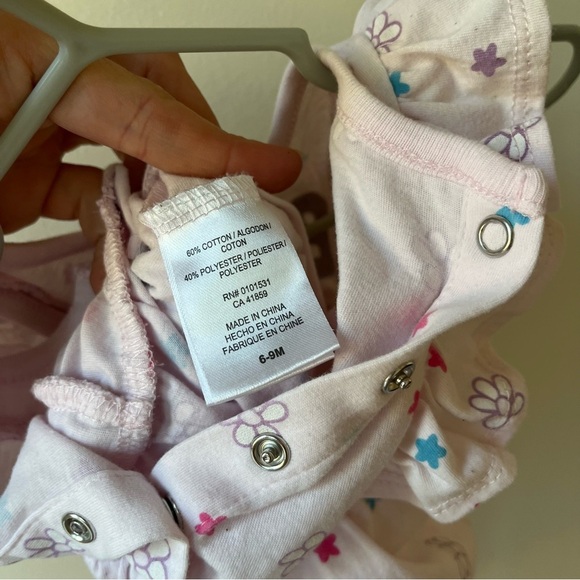 Bluey Baby Girls Romper 6-9M Pink Ruffle Sleeveless One-Piece Snaps Bingo Ruffle - Picture 6 of 8